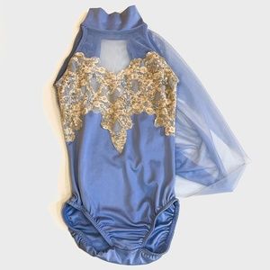 Light blue dance costume